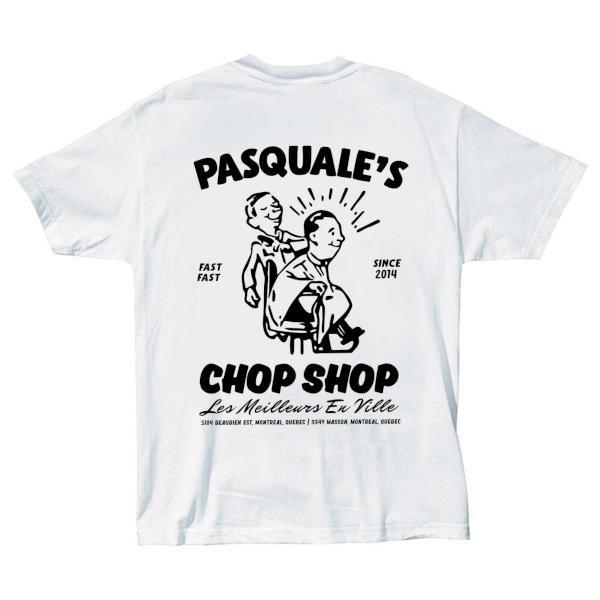 EM Visions Portfolio Pasquales large scale printing branding embroidery clothing logos